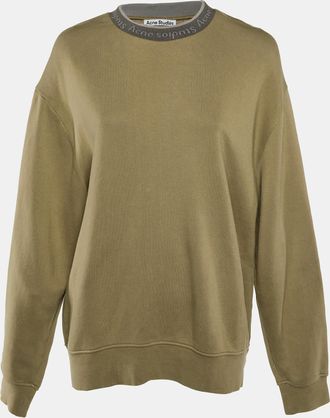 Acne Studios Beige Cotton Knit Sweatshirt