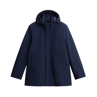 Woolrich Heren, Jassen, Blauw, Maat: XL Wol