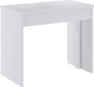 Vente-Unique Mesa consola extensible 12 cubiertos - 6 extensiones - Blanco - ONEGA