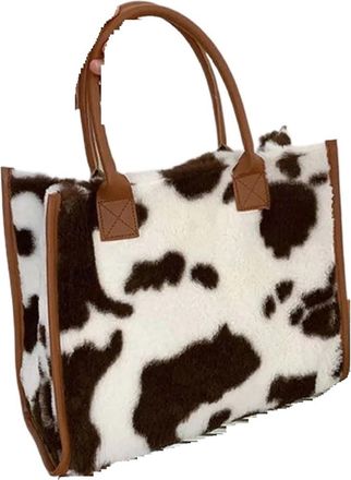 Generic Womens Plush Bags Plush Bag Female Fall And Winter Fashion Soft Long Shoulder Womens Large Capacity Handheld(Color2)