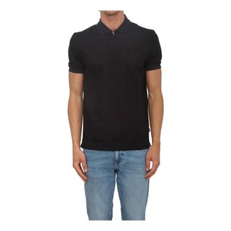 HUGO BOSS Hugo, Polo Shirts, male, Black, Size: 2XL H-Paras Polo