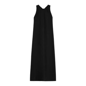 Aspesi Mod.2979 Sleeveless Long Dress - female - Aspesi - Midi Dresses - Black - L - Dresses