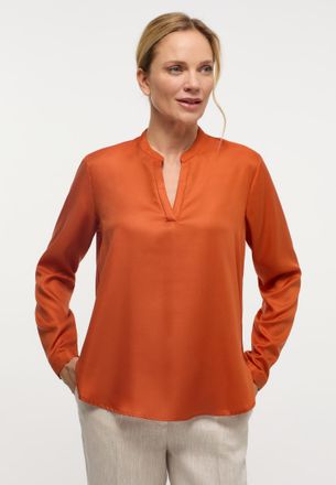 Eterna Shirtbluse ETERNA CLASSIC FIT, Damen, Gr. 46, rot, 100% Lyocell, normal, Blusen Shirtbluse