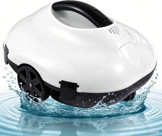 Blossom Blossom Robots De Piscina,130 Min,potente Limpieza De Fondo,aspirador Piscina Fondos Sin Cable,para Piscina Elevada - Blanco