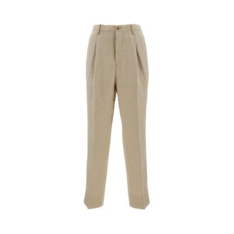 Kaptain Sunshine Suit Trousers, male, Beige, Size: XL Shoecut Slacks