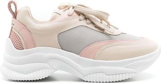 Sarah Chofakian Bell leather platform sneakers - women - Leather - 39 - Neutrals