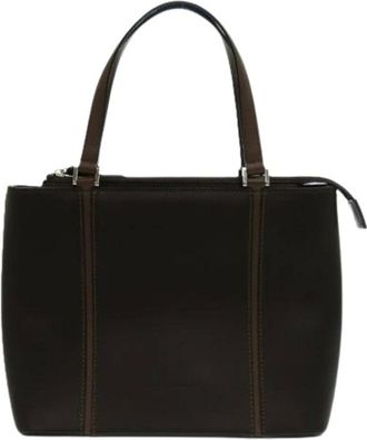 Burberry Pre-owned Handbags, female, Brown, Size: ONE SIZE Pre-owned Leather shoulder-bags