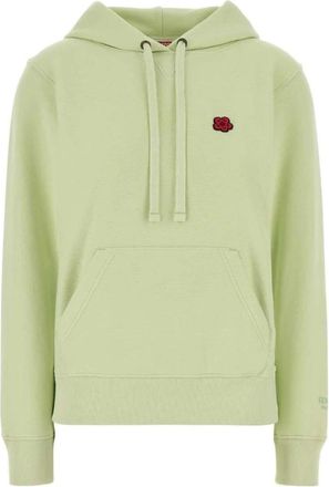 Kenzo Embroidered Tiger Hoodie - Dames - Hoodies - Groen - S - Katoen - Hoodies & sweatvesten