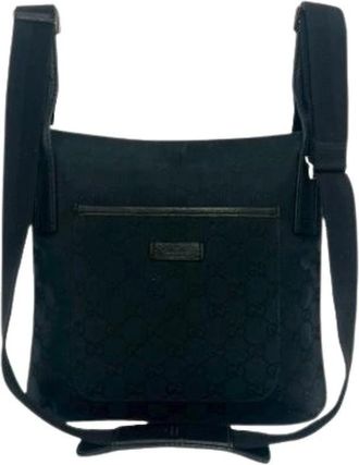 Gucci Pre-owned Vintage Pochette Schoudertas - Dames - Vintage Schoudertas - Zwart - ONE Size - Leer - Vintage