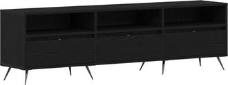 vidaXL Vidaxl - tv Cabinet Black 150x30x44,5 cm Engineered Wood