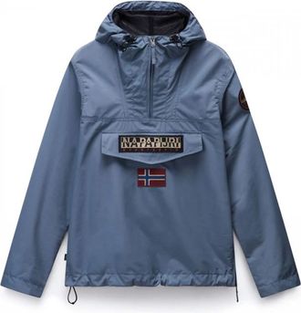 Napapijri Jassen, Heren, Blauw, M, Polyester, Regenjas