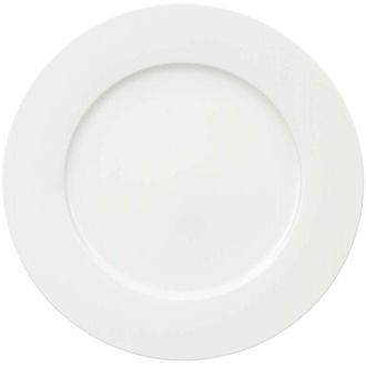 Villeroy & Boch Royal Piatto Elegante Rotondo Gourmet, Lavabile in Lavastoviglie, Porcellana Premium Bone, Bianco, 300 mm