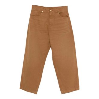 Carhartt Work in Progress Carhartt Wip, Loose-fit Jeans, male, Brown, Size: S Brandon Pant