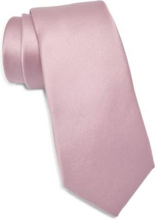 ConStruct Solid Satin Tie in Rose Quartz at Nordstrom Rack