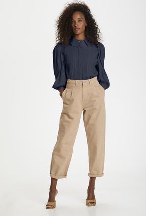 Karen by Simonsen Blouse met lange mouwen Regular fit Black Iris black