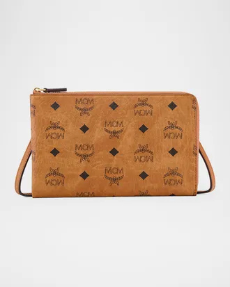 MCM Men & apos;s Ottomar Visetos Travel Zip Pouch