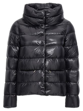 Herno Black Turtle Neck Jacket