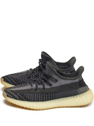 Yeezy by Kanye West Boost 350 V2 knit sneakers - women - Fabric/Fabric/Rubber - 38.5 - Grey