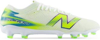 New Balance Unisex Furon Pro MG V9 en Blanco/Verde, Talla 47.5