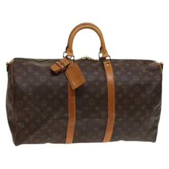 Louis Vuitton Pre-owned Weekend Bags, female, Brown, Size: ONE SIZE Pre-owned Weekend Bag