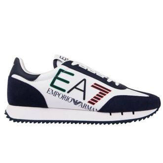 Emporio Armani Emporio Armani Ea7, Schoenen, Heren, Wit, 40 EU, Leer, Row Top Basket