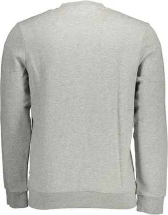 Napapijri Logo-Print Cotton Sweatshirt - Gray