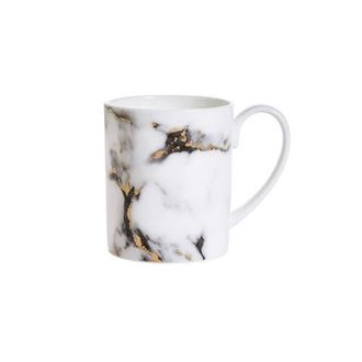 Prouna Marble Venice Fog Cylinder Mug in White at Nordstrom