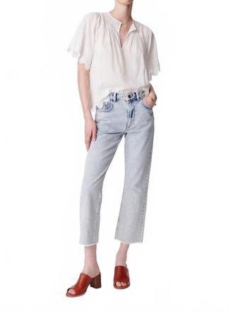 Vanessa Bruno Biarritz Cropped Jeans In Givre