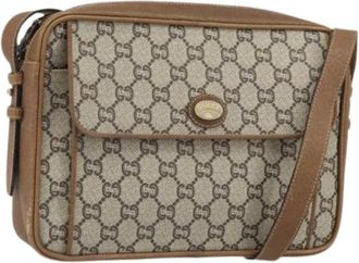 Gucci Pre-owned Cross Body Bags, female, Beige, Size: ONE SIZE Pre-owned Plastic Cross Body Bag