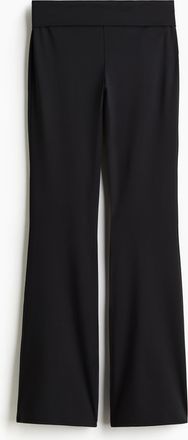 H&M Ausgestellte Leggings - Schwarz