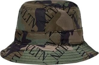 Valentino Garavani Camouflage Print Hat Size M