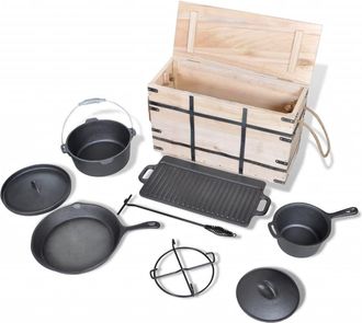 vidaXL Set De Horno Holand&eacute;s 9 Piezas Vidaxl