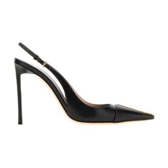 Tom Ford Pumps, female, Black, Size: 10 US Shiny Kid Slingback