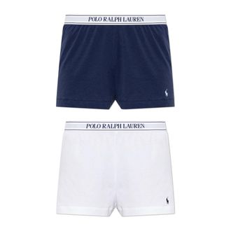Polo Ralph Lauren Tweedelige Onderbroek Shorts - Dames - Onderbroek - Wit - S - Tweed - Ondergoed