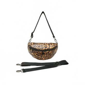 Think Royln Womens Little Runaway Crossbody Bag In Leopard