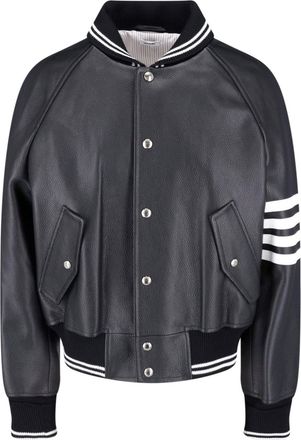 Thom Browne Blouson In Pelle