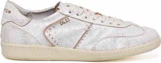 Lemargo Sneaker met verweerd effect - Heren - Sneakers - Wit - 40 EU - Leer - Schoenen