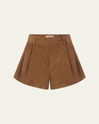 Frame Denim The Suede Utility Shorts