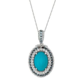 Le Vian Ladies Turquoise Necklaces set in 14K Vanilla Gold