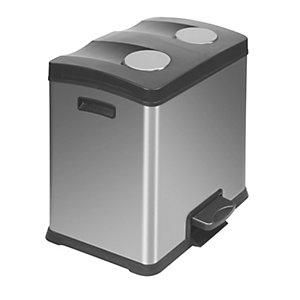 EKO Pedal-abfallsammler Volumen 2 X 12 L Bxhxt 382 X 431 X 405 Mm