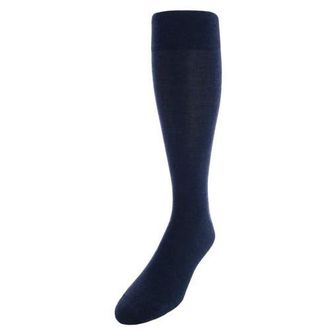 Trafalgar Store Maxwell Over The Calf Cashmere Blend Socks in Navy at Nordstrom