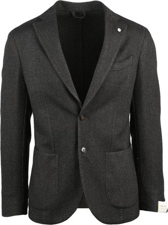L.B.M. 1911 Cashmere-Wool-Alpaca-Silk Blend Tailored Jacket