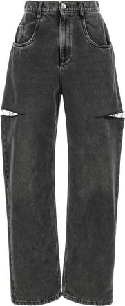 Maison Margiela Black Cut-out Jeans