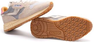 Autry Panelled Low-Top Sneaker - Beige