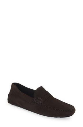 BOSS Noel Penny Loafer in Dark Brn at Nordstrom Rack, Size 7Us / 6Uk