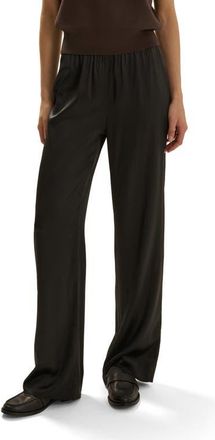Favorite Daughter The Everything Silk Blend Pants in Black at Nordstrom, Size X-Small