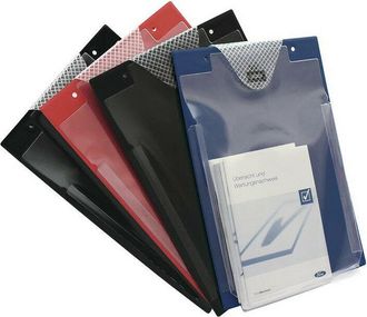 OEM Bolsa De Pedido Con Cierre De Velcro Y Cord&oacute;n Din A4 Rojo 10 Uds. (por 10)