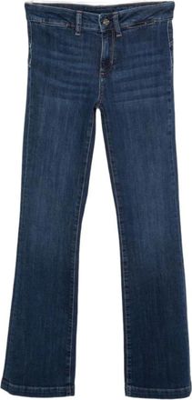 Liu Jo Jeans, Dames, Blauw, W27, Straight Jeans