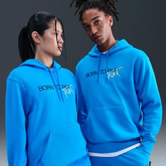 Nike Mens x Stranger Things Pullover Hoodie in Blue | IF1989-435