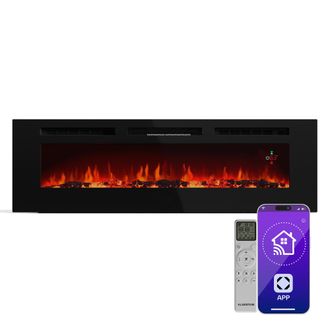 Klarstein Klarstein Chimenea El&eacute;ctrica Inteligente Galeras 2 Ajustes De Calor 16 - 30&deg; Ilusi&oacute;n De Llama Led Capaz De Iot